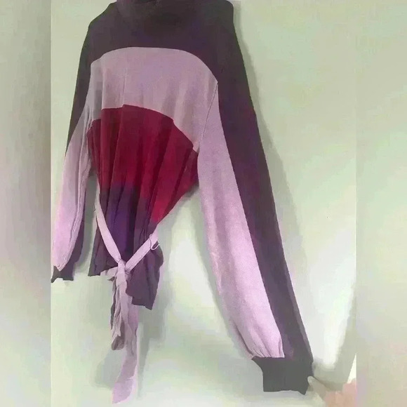 NWT 7th Avenue Design New York & Company colorblock turtleneck sweater. Size XL - Picture 4 of 10